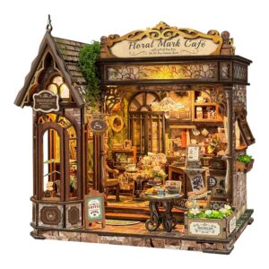 Floral Mark Café DIY Miniature Dollhouse_1
