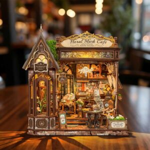 Floral Mark Café DIY Miniature Dollhouse_2