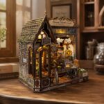 Floral Mark Café DIY Miniature Dollhouse_5