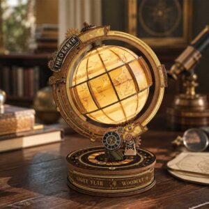 Star Trail Globe 3D Wooden Puzzle_2