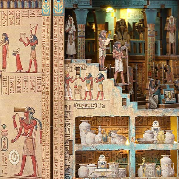 Hall Of Eternity Book Nook Miniature Dollhouse_Description_6