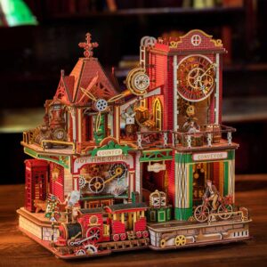 Time Post Office 3D Wooden Puzzle_2