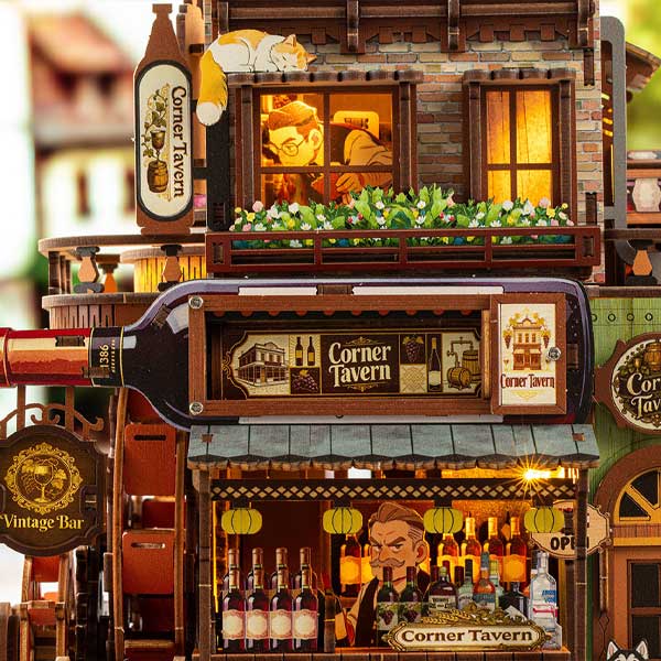 Corner Tavern 3D Wooden Puzzle_Description_4