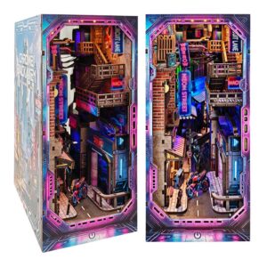 Cyber City Book Nook Miniature Dollhouse_1