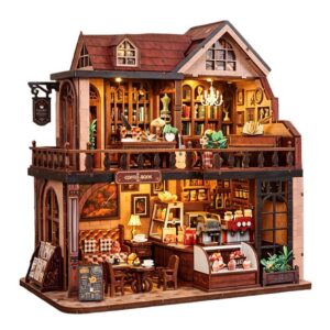 Norren Book Café DIY Miniature Dollhouse_1