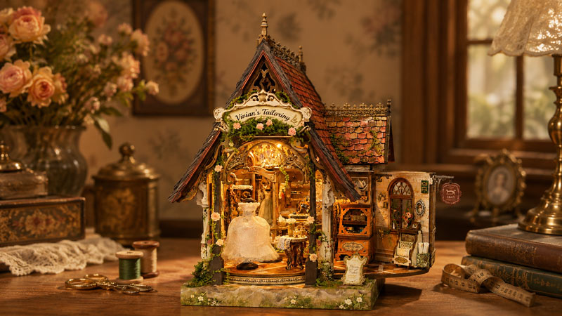 Vivian's Tailoring DIY Miniature Dollhouse_Description_1