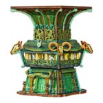 Four Ram Square Zun 3D Wooden Puzzle_1