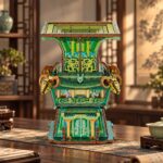 Four Ram Square Zun 3D Wooden Puzzle_3