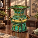 Four Ram Square Zun 3D Wooden Puzzle_4