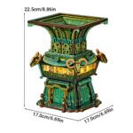 Four Ram Square Zun 3D Wooden Puzzle_5