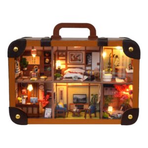 Sakura Onsen Inn Suitcase DIY Miniature Dollhouse_1