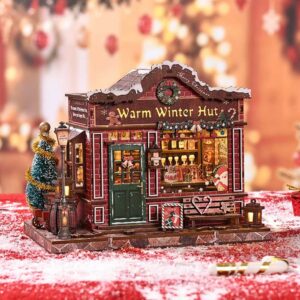Warm Winter Hut DIY Miniature Dollhouse_2