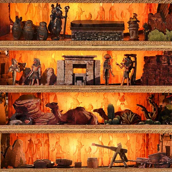 Desert Secret Journey Book Nook Miniature Dollhouse_Description_5