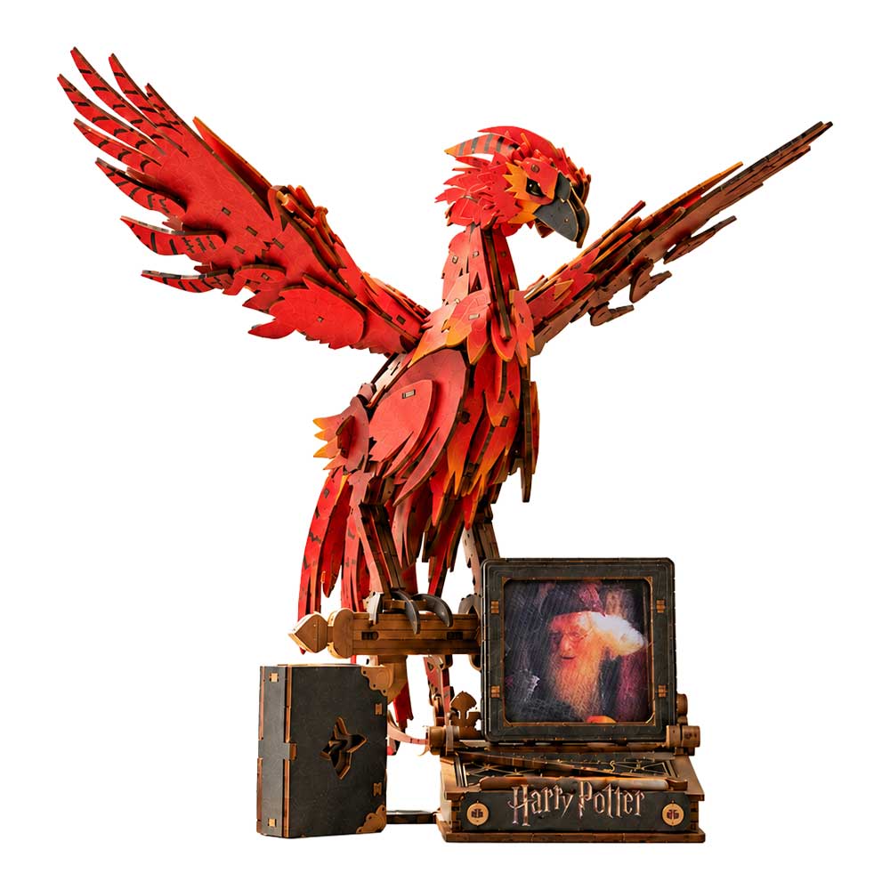 Flaming Phoenix 3D Wooden Puzzle_1 Flaming Phoenix 3D Wooden Puzzle_1