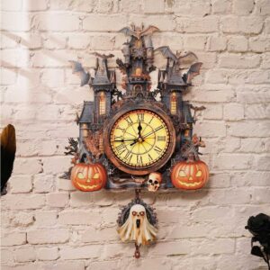 Halloween Castle Clock 3D Wooden Puzzle_2