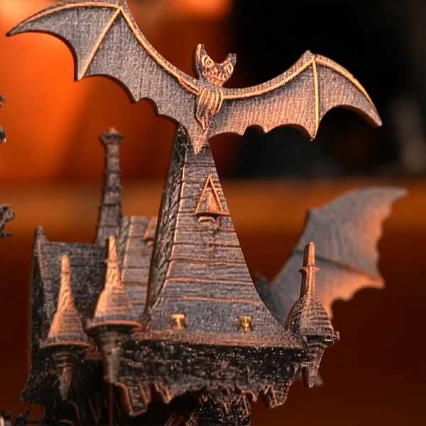 Halloween Castle Clock 3D Wooden Puzzle_Description_4