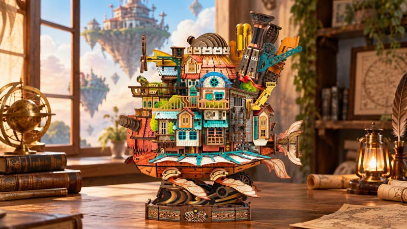 Traveling Castle 3D Wooden Puzzle_Description_2