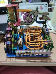 Dual City Electric Marble Run 3D Wooden Puzzle