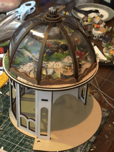 Hanging Garden DIY Miniature Dollhouse With Lights