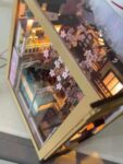 Cherry Blossom Book Nook Miniature Dollhouse