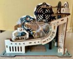 Gear-Powered Electric Marble Run 3D Wooden Puzzle