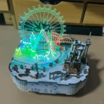 Ice and Snow World Music Box 3D Wooden Puzzle